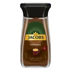 Jacobs Espresso, Löslicher Kaffee, Instantkaffee, Instant Kaffee, Löskaffee, Glas, 100 G -Ausgewählte Coffeeshops 6bd7e475c739666427516258917e39e0
