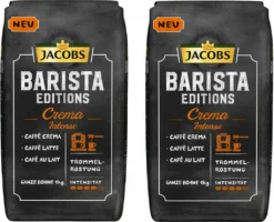 JACOBS Kaffeebohnen Barista Editions Crema Intense 2 X 1kg Ganze Bohnen + 1 Aluminiumdose Im Barista Design 11 JACOBS Kaffeebohnen Barista Editions Crema Intense 2 X 1kg Ganze Bohnen + 1 Aluminiumdose Im Barista Design -Ausgewählte Coffeeshops 7140c3bddd9193d7cdcacff8d20fbb9c