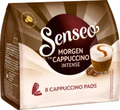 SENSEO Pads Typ Morgen Cappuccino Intense 10 X 8 Pads 80 Getränke 16 SENSEO Pads Typ Morgen Cappuccino Intense 10 X 8 Pads 80 Getränke -Ausgewählte Coffeeshops 752db9dd19d9fb1d788a2db5ca977444