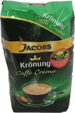 Jacobs Krönung Crema | Ganze Bohne | 1000g -Ausgewählte Coffeeshops 753c8b2d451d71c47383b7307c4053ce