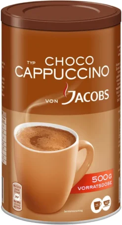 JACOBS Typ Choco Cappuccino 6 X 500 G Cappuccinopulver Löslich 6 Dosen -Ausgewählte Coffeeshops 767655cdc72730d5573dca77c48c5a19