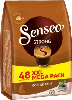 SENSEO Pads Strong Senseopads 4 X 48 Getränke Kaffeepads XXL Packs + 1 Senseo Dose -Ausgewählte Coffeeshops 783406ceebbb080d66d617d699ed3635