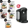 TASSIMO Kapseln 2x Milk Range Vielfaltspakete 5 Sorten + Vivy 2 Schwarz Gratis