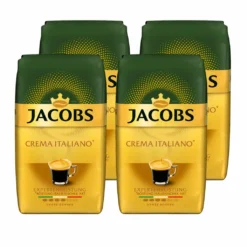 JACOBS Kaffeebohnen Expertenröstung Crema Italiano 4x1kg Ganze Kaffee Bohnen -Ausgewählte Coffeeshops 7c4a3e4903e9996fd47cb3b99a4a3b1f
