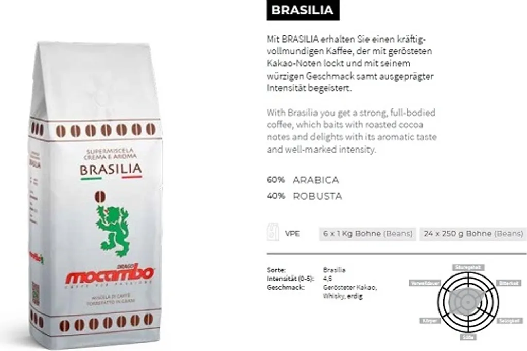 Mocambo Brasilia | Ganze Bohne | 1000g 5 Mocambo Brasilia | Ganze Bohne | 1000g – Bild 5