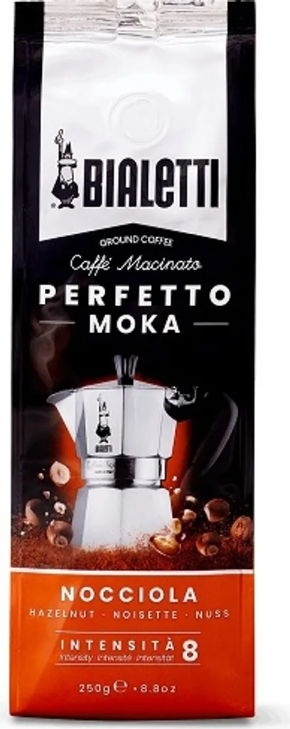 Bialetti Perfetto Moka Nocciola, Kaffee Gemahlen, Röstkaffee, Intensität 8, 250 G, 96080321 4 Bialetti Perfetto Moka Nocciola, Kaffee Gemahlen, Röstkaffee, Intensität 8, 250 G, 96080321 – Bild 4