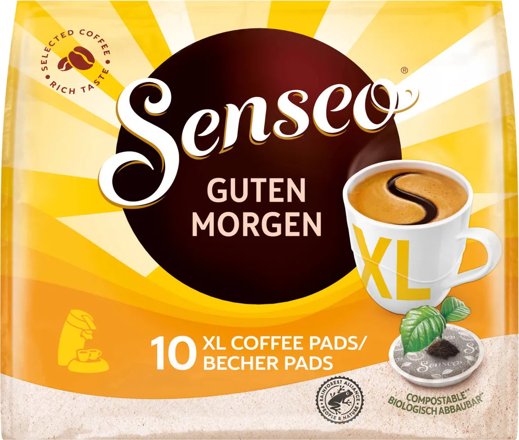SENSEO Pads Guten Morgen XL Senseopads 100 Getränke Kaffeepads 2 SENSEO Pads Guten Morgen XL Senseopads 100 Getränke Kaffeepads – Bild 2