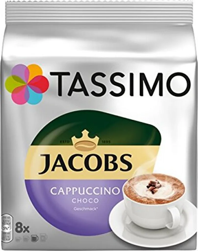 Tassimo Jacobs Cappuccino Choco | 8 T Discs, Kaffeekapseln 5 Tassimo Jacobs Cappuccino Choco | 8 T Discs, Kaffeekapseln – Bild 5