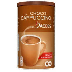 JACOBS Typ Choco Cappuccino 6 X 500 G Cappuccinopulver Löslich 6 Dosen -Ausgewählte Coffeeshops 8547168e546ec01a024400cd2f7b10f4