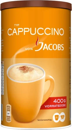 JACOBS Typ Cappuccino 6 Dosen 6 X 400 G 7 JACOBS Typ Cappuccino 6 Dosen 6 X 400 G -Ausgewählte Coffeeshops 85a99c4d839c3bbdfd8859358d337b72