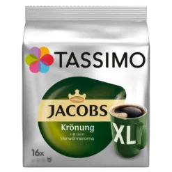TASSIMO Jacobs Krönung XL 5er Pack Kaffee T Discs Kaffee Kapseln 5 X 16 Getränke -Ausgewählte Coffeeshops 8994ff8459479d440ff8702b35815d29