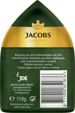 JACOBS Pads Crema Balance 5 X 18 Getränke - 90 Kaffeepads Senseo Kompatibel -Ausgewählte Coffeeshops 8a71e6ea0e0c53d5b342d22af0294e66