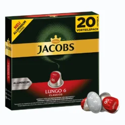 JACOBSLungo 6 Classico 200 Nespresso®* Kompatible Kaffeekapseln 14 JACOBSLungo 6 Classico 200 Nespresso®* Kompatible Kaffeekapseln -Ausgewählte Coffeeshops 8fc4796dc5adfe403f9444da14edc863