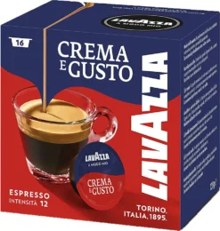 Lavazza A Modo Mio Crema E Gusto, Kaffeekapsel, Espresso, Medium Geröstet, Arabica, Robusta, A Modo Mio, 7,5 G