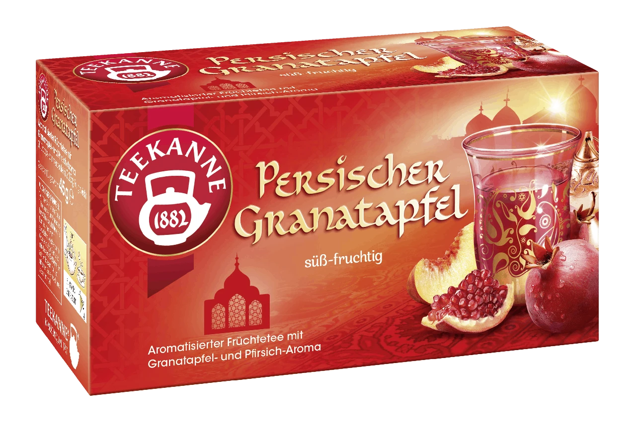 Teekanne Früchtetee Persischer Granatapfel 20 Teebeutel (45g) 6 Teekanne Früchtetee Persischer Granatapfel 20 Teebeutel (45g) – Bild 6