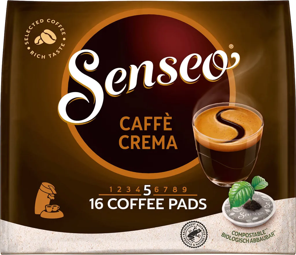 SENSEO Pads Caffè Crema Senseopads 160 Getränke Kaffeepads 2 SENSEO Pads Caffè Crema Senseopads 160 Getränke Kaffeepads – Bild 2