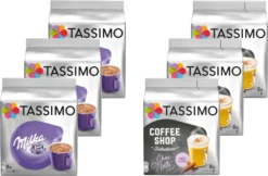 TASSIMO Kapseln Choco-Chai-Paket Milka & Chai Latte à 3 X 8 Portionen - 48 Getränke