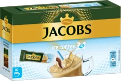 JACOBS Löskaffee 3in1 Typ Ice Coffee Löslicher Kaffee 12 X 10 Getränke Sticks -Ausgewählte Coffeeshops 92913d6413d6f8b67ddde1ee5838673d