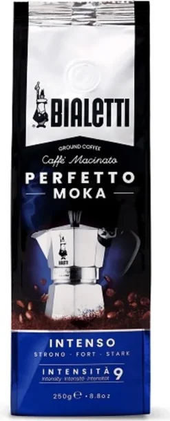 Bialetti Perfetto Moka Stark 250 G, 250 G, Dunkle Röstung, Kaffee, 30% Arabica, 70% Robust, Tasche 8 Bialetti Perfetto Moka Stark 250 G, 250 G, Dunkle Röstung, Kaffee, 30% Arabica, 70% Robust, Tasche -Ausgewählte Coffeeshops 934036002de8fcd5816b9a0094d1d310