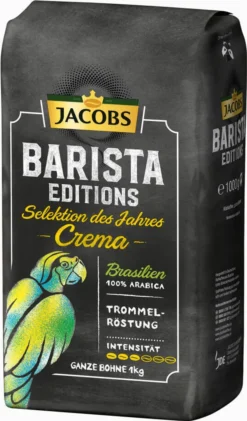 JACOBS Kaffeebohnen Barista Editions Crema Do Brasil 4 X 1 Kg Geröstete Bohnen -Ausgewählte Coffeeshops 9342416791b74e82dc4b85d5db410c94