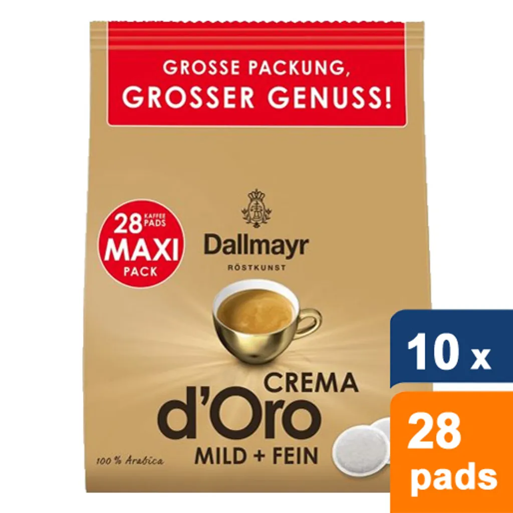 Dallmayr - Crema D'Oro - 10x 28 Pads 1 Dallmayr - Crema D'Oro - 10x 28 Pads