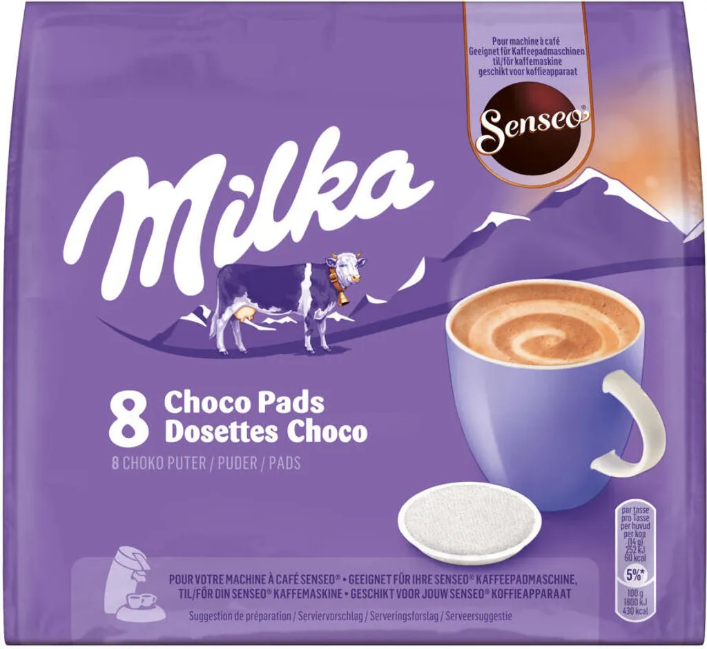 SENSEO Pads Milka Senseopads 80 Getränke Kakaogetränk Kakao-Pads Schoko Softpads 3 SENSEO Pads Milka Senseopads 80 Getränke Kakaogetränk Kakao-Pads Schoko Softpads – Bild 3