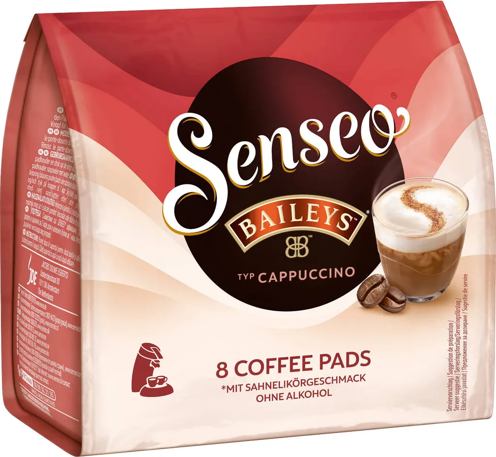 SENSEO Cappuccino Baileys Pads Sahnelikörgeschmack 10er Pack - 10 X 8 Getränke 3 SENSEO Cappuccino Baileys Pads Sahnelikörgeschmack 10er Pack - 10 X 8 Getränke – Bild 3