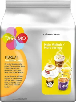 TASSIMO Kapseln Jacobs Krönung XL + Café Hag Entkoffeiniert Je 3x16 Getränke 9 TASSIMO Kapseln Jacobs Krönung XL + Café Hag Entkoffeiniert Je 3x16 Getränke -Ausgewählte Coffeeshops 9b35c9d34d86a5d2e06cc26620fbdff7 1
