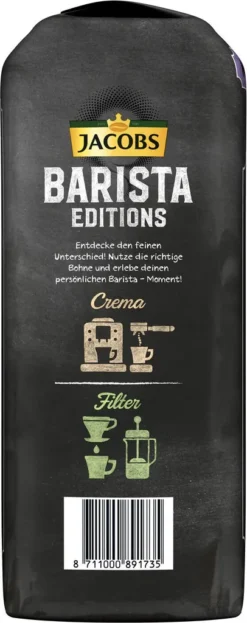 JACOBS Kaffeebohnen Barista Editions Espresso 3 Kg Espressobohnen + 1 Jacobs Barista Becher +1 Dose -Ausgewählte Coffeeshops 9bafb4a1b6e5bc4a9cbb136fc53f3b2e 2