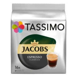 TASSIMO Jacobs Espresso Classico 5er Pack T Discs Kaffee Kapseln 5 X 16 Getränke -Ausgewählte Coffeeshops 9c23e5ce424cefe441ada95d07d551c1