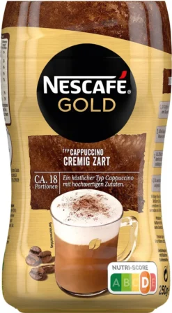Nescafé® Nescafé Gold Typ Cappuccino Cremig Zart | 250g -Ausgewählte Coffeeshops 9e3c942f7974c020013b39b3f329c6b5