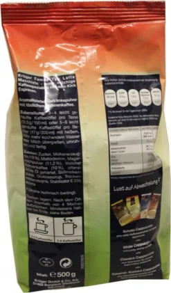 Krüger Family Latte Macchiato | 500-g-Beutel -Ausgewählte Coffeeshops a1d2ac02735a68634920120bcc6342b0