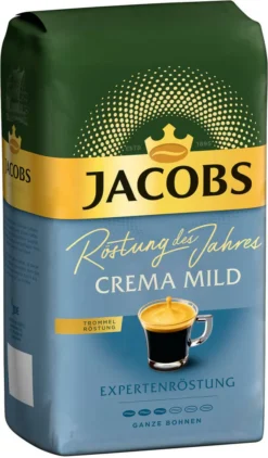 JACOBS Kaffeebohnen Expertenröstung Crema Mild Röstung Des Jahres 2 X 1 Kg + 1 Aluminium Dose Barista Design -Ausgewählte Coffeeshops a2ad79046dcf876d83cc5bf894048ff3 2