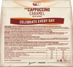 SENSEO Pads Typ Cappuccino + Typ Cappuccino Caramel Je 40 Getränke, 80 Portionen -Ausgewählte Coffeeshops a620af4444cd25bb47fbb5b1112f205e