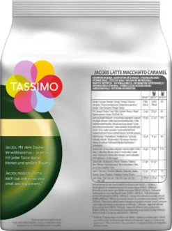 TASSIMO Jacobs Latte Macchiato Caramel 5er Pack T Discs Kapseln 5 X 8 Getränke -Ausgewählte Coffeeshops a66461e978ca2600cd8915781b674ff0
