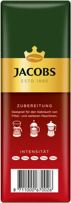 JACOBS Filterkaffee Meisterröstung 6 X 500 G Röstkaffee Gemahlen Pulverkaffee + 1 Becher + 1 Dose -Ausgewählte Coffeeshops ac5d14d220d2a2155a4589dfbeca8ed2