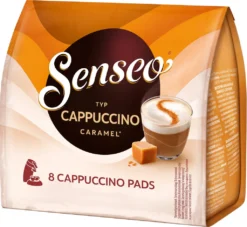 SENSEO Typ Cappuccino Caramel Pads 10er Pack 10 X 8 Getränke -Ausgewählte Coffeeshops b046d289bba094b4ca4c27c467b7a604