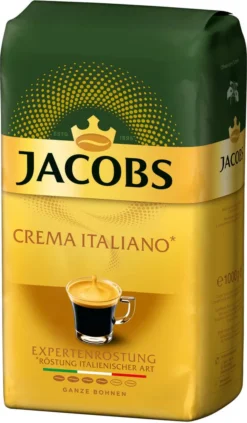 JACOBS Kaffeebohnen Expertenröstung Crema Italiano 3 Kg Geröstete Bohnen+ 1 Jacobs Barista Becher+ 1 Dose -Ausgewählte Coffeeshops b061bb531058ef760a6f18bf3739e3d3 1