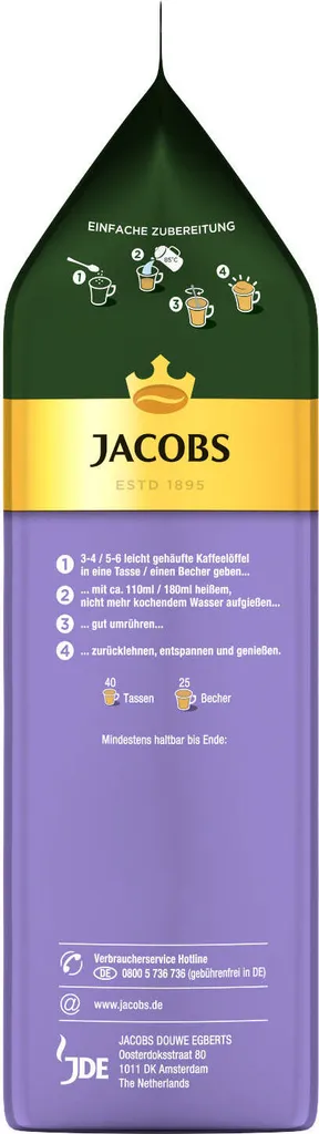 JACOBS Typ Cappuccino Choco So Leicht Mit Milka Geschmack 12 Beutel - 12 X 400g 6 JACOBS Typ Cappuccino Choco So Leicht Mit Milka Geschmack 12 Beutel - 12 X 400g – Bild 6