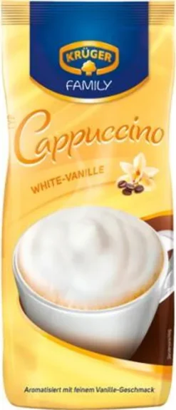 Krüger Family Cappuccino White | 500-g-Beutel -Ausgewählte Coffeeshops b2a1065052379eb4ab9710be9997e2df