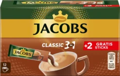 JACOBS Löskaffee 3in1 Classic Löslicher Kaffee 12 X 10+2 Sticks Instantkaffee -Ausgewählte Coffeeshops b3f7a1034889cbb2f92e5f63677387c8