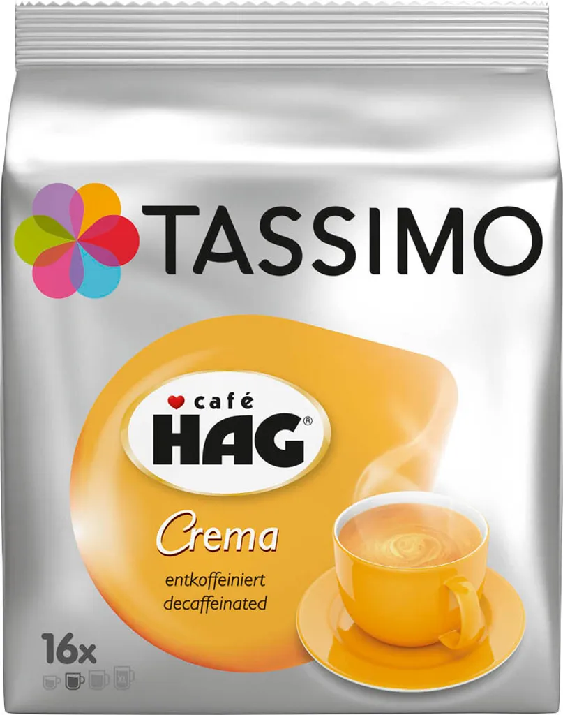 Tassimo Café Hag Crema Entkoffeiniert | 16 T Discs, Kaffeekapseln 5 Tassimo Café Hag Crema Entkoffeiniert | 16 T Discs, Kaffeekapseln – Bild 5
