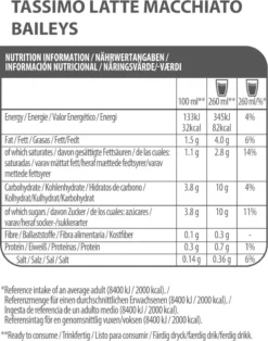 Tassimo Kapseln Typ Latte Macchiato Bailey's | 8 Kaffeekapseln -Ausgewählte Coffeeshops b5d39fc0439c3bc6886c4f5ef93c7178