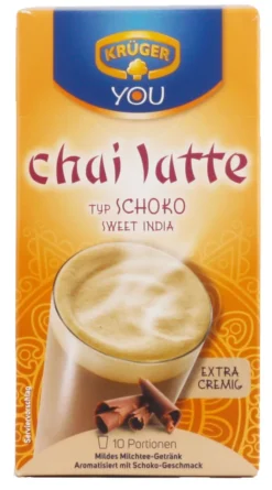 Krüger You Chai Latte Typ Schoko Sweet India Extra Cremig | 10 Portionen -Ausgewählte Coffeeshops b7dc42d84752a7661c203ba2a3bb5bda
