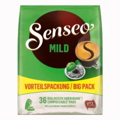 SENSEO Pads Mild Senseopads 48 Getränke Kaffeepads XXL Pack -Ausgewählte Coffeeshops bd011ff7fd324f305c9d0f62296247f8