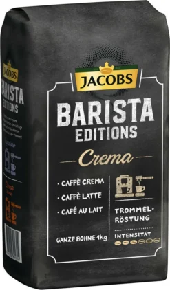 JACOBS Kaffeebohnen Barista Editions Crema 2x1 Kg Ganze Kaffee Bohnen Geröstet 9 JACOBS Kaffeebohnen Barista Editions Crema 2x1 Kg Ganze Kaffee Bohnen Geröstet -Ausgewählte Coffeeshops be8709d3705ff7fc15a6becc060d50cb