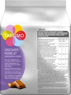 Tassimo Milka Kakaospezialität | 8 T Discs, Kaffeekapseln -Ausgewählte Coffeeshops bee42bedbd32ef355b41293081e07d44