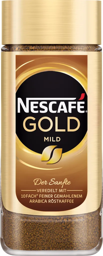 Nescafé® Nescafé Gold Mild | Löslicher Kaffee | 200g-Glas 1 Nescafé® Nescafé Gold Mild | Löslicher Kaffee | 200g-Glas