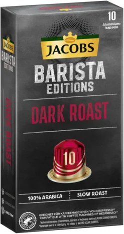 JACOBS Kapseln Barista Editions Dark Roast 10 10x10 Nespresso®* Kompatibel -Ausgewählte Coffeeshops c2569abbfebaa7af7b0d8e22a615443d
