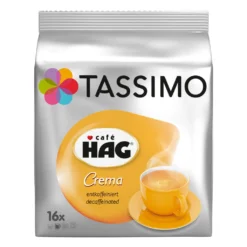 TASSIMO Café HAG Entkoffeiniert 5er Pack T Discs Kaffee Kapseln 5 X 16 Getränke -Ausgewählte Coffeeshops c5261c690f64ca0bb82bc082a6aa5359